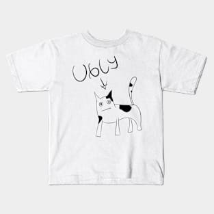 Ugly Liittle cat Kids T-Shirt